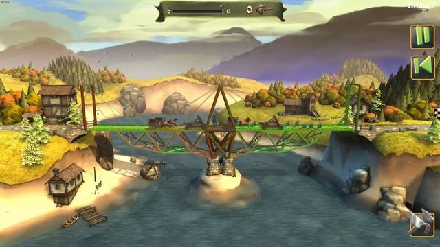 Bridge Constructor Medieval Chapter 4 Bridge 7 Solution смотреть онлайн