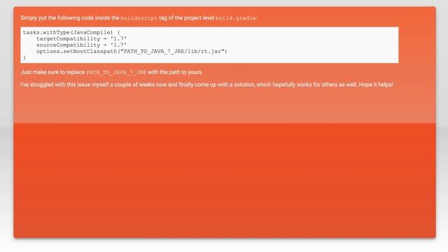 warning: [options] bootstrap class path not set in conjunction with -source 1.7 1 warning смотреть онлайн