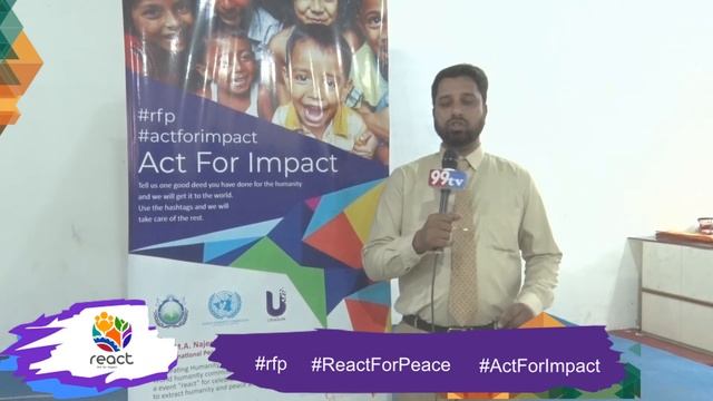 REACT Campaign, Reaction from Shaji | Act For Impact смотреть онлайн