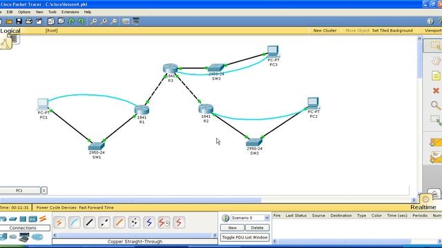 Курс Cisco, Routing and Switching. Шаг 4 Статическая маршрутизация через промежуточный маршрутизато смотреть онлайн