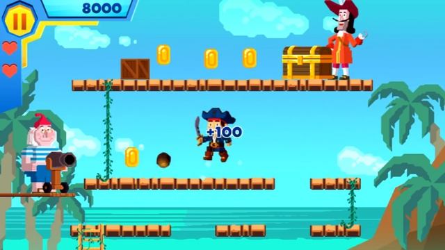 Soaring Over Summer Arcade | Jake and the Neverland Pirates online game for kids смотреть онлайн