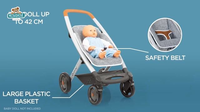 Kočárek hluboký a sportovní DeLuxe Maxi Cosi & Quinny Grey Smoby смотреть онлайн