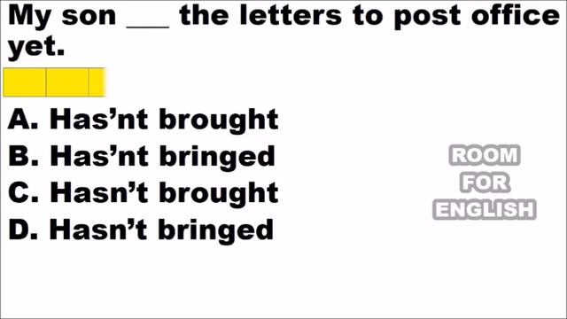 30 Questions Present Perfect Tense Test 9 - Present Perfect Quiz (Test For Tenses /Test For English смотреть онлайн