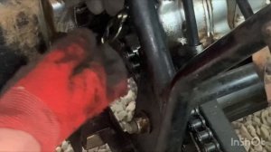 Поменяли ведущую звезду на квадроцикле брата