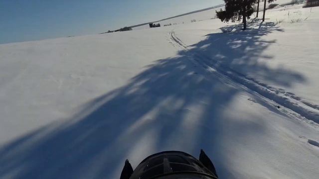 ПОКАТУШКИ на снегоходе POLARIS widetrak LX смотреть онлайн