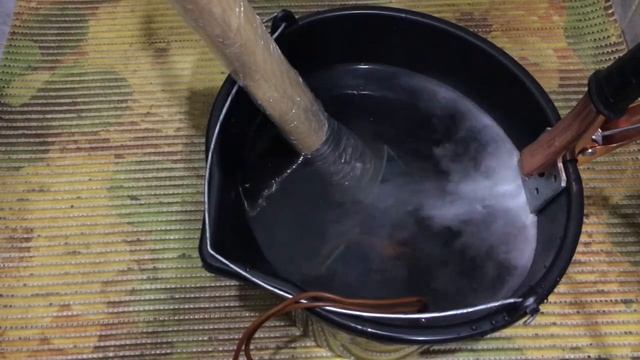 Травление металла. Рисунок на топоре. смотреть онлайн