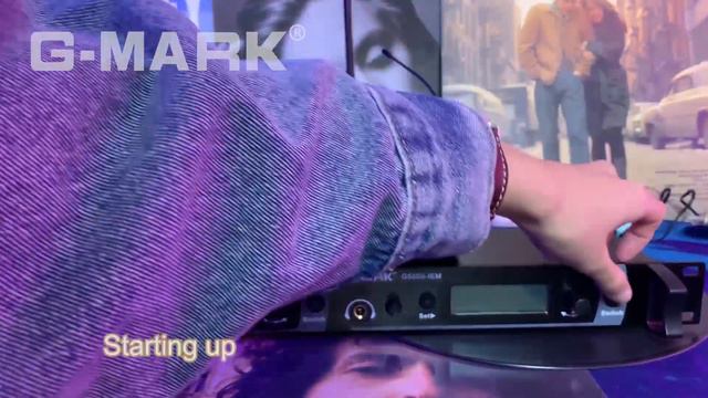 In-Ear Monitor System G-MARK G5000 UHF Wireless Stage Return For Guitar Studio Band Performance