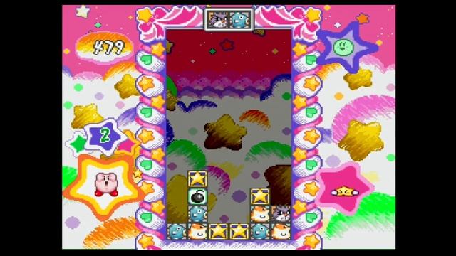 (SNES) Kirby's Super Star Stacker Challenge Mode смотреть онлайн