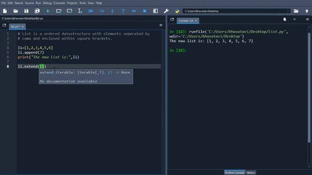 #5 Lists-I || append, extend, reverse, sort methods of list in Python Hindi Tutorial смотреть онлайн