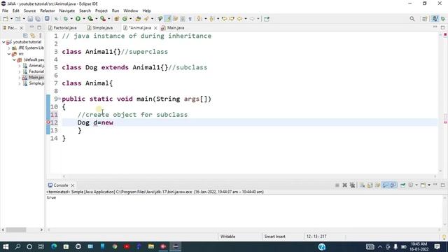 instanceof operator in java #codingexperiment #javaprogramming смотреть онлайн