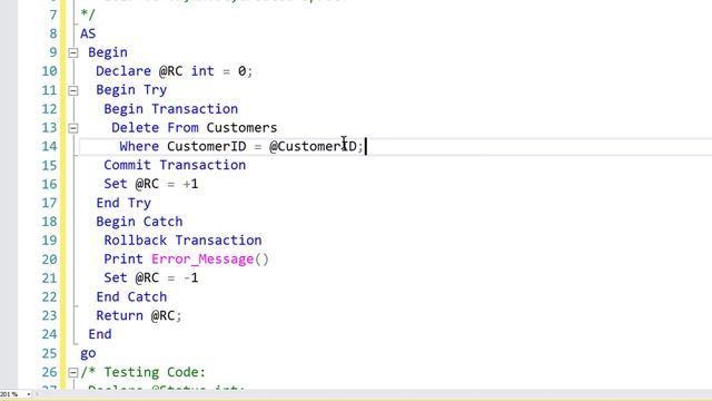 Stored Procedures-07 Creating a Stored Procedure Template смотреть онлайн