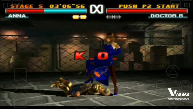 Anna Williams Gameplay @Tekken3 смотреть онлайн