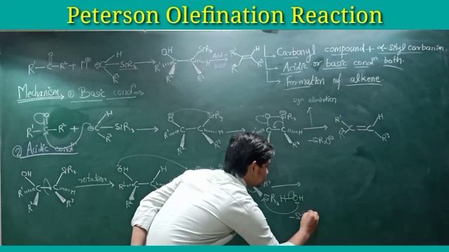 Peterson olefination reaction|Peterson olefination reaction with mechanism|CSIR NET|GATE| Part (13) смотреть онлайн