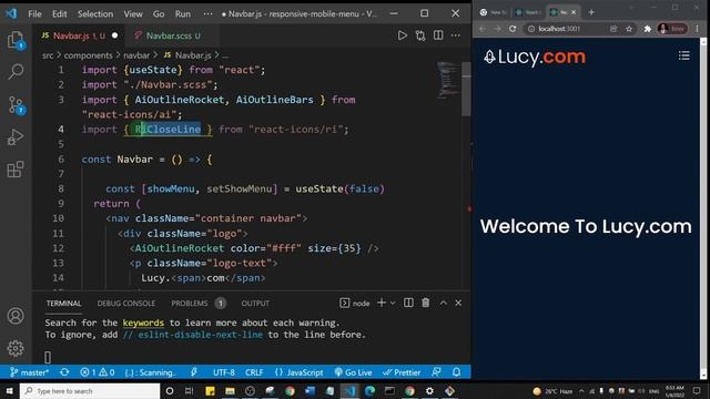 Build Responsive Menu in React Like a Pro смотреть онлайн
