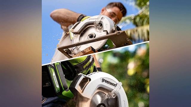 Greenworks 24V Brushless 7.25" Circular Saw, Battery and Charger Sold Separately review смотреть онлайн