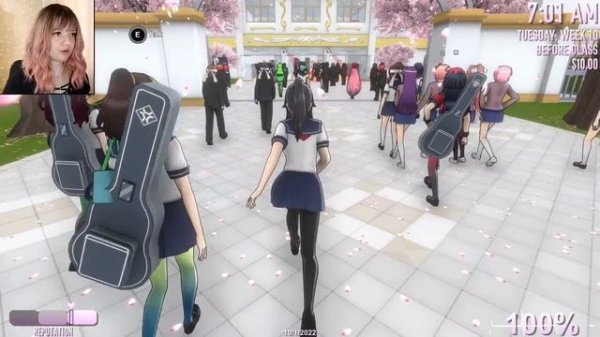 Часть4. Все 10 соперниц в Яндере симулятор. Уникальные способы устранения-Ханако Ямада, Мегами Сайк