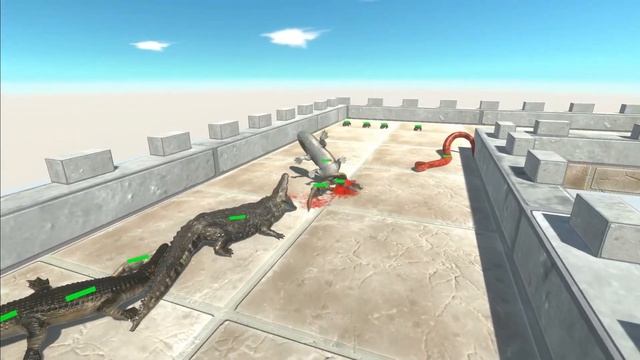 POISONOUS KOMODO DRAGON Challenge - Animal Revolt Battle Simulator смотреть онлайн