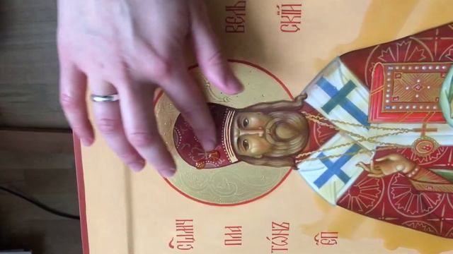 Covering the icon with the linseed oil смотреть онлайн