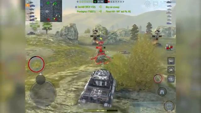Mad Games! Обзор Panzer 58, Panther/M10, JgTig.8,8 cm WoT Blitz в современном рандоме смотреть онлайн