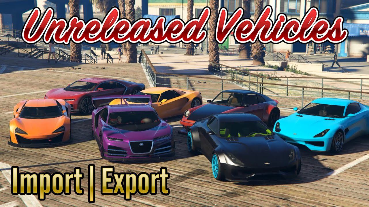 GTA Online: New Unreleased Vehicles Update Import/Export