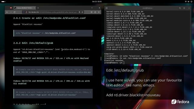 Fedora 39 NVIDIA LEGACY Drivers Install Guide [390.157 / 340.138] [kernel 6.5+] смотреть онлайн