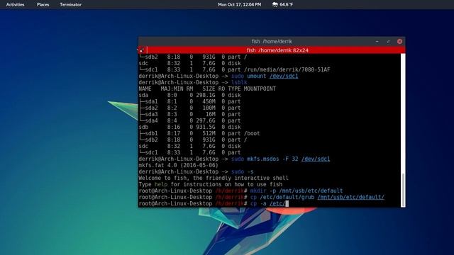 HOW TO INSTALL GRUB TO A FLASH DRIVE | Fun With Linux #9 смотреть онлайн
