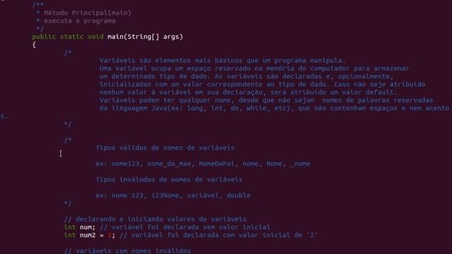 Curso de Java em Linux e Windows - [Aula 8] Variaveis смотреть онлайн