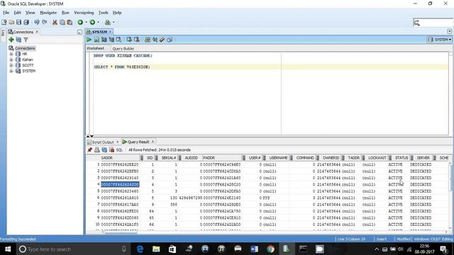 How to solve ORA-01940: cannot drop a user that is currently connected смотреть онлайн