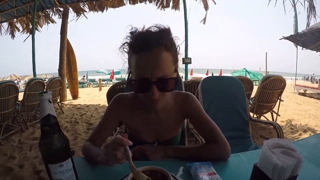 Гоа пляж Калангут - Шейк Никко Бар / Еда /Пляж калангут смотреть онлайн