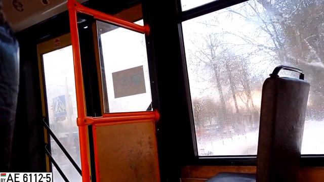 |ЭКСТРИМ|. Экстримальная поездка на автобусе МАЗ 105.065, Г/№ AE 6112-5, маршрут 5а (1 часть) смотреть онлайн