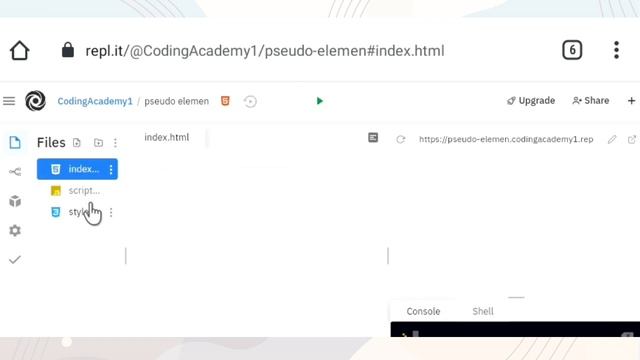 Pseudo Elemen ( ::before - ::after - ::first-line - ::first-letter ) | Review REPL.IT смотреть онлайн