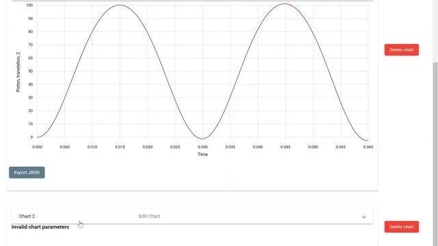 Multibody Platform - Create a 2D chart export data as JSON смотреть онлайн