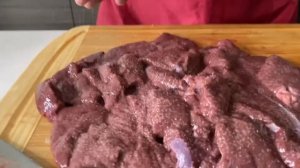 Бефстроганов из печени//За  15 минут//Готовим дома