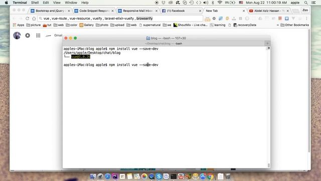 lesson 3 real time chat app laravel vuejs pusher install required libs npm смотреть онлайн