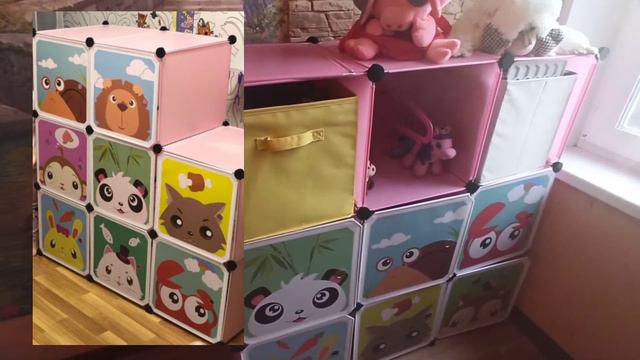 Детский модульный шкаф - вмещает намного больше собственного веса! смотреть онлайн