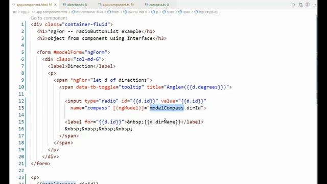 Part 8: Angular 13. How to use *ngFor directive on an UL, Radio Button, HTML Table and Drop Down. смотреть онлайн