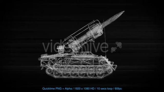 Tank N2 3D Wire Frame | Motion Graphics - Videohive template смотреть онлайн