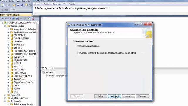 Como hacer una replica de BD con SSMS 2014 смотреть онлайн