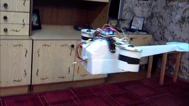 Bicopter-experiment. Impeller option. смотреть онлайн