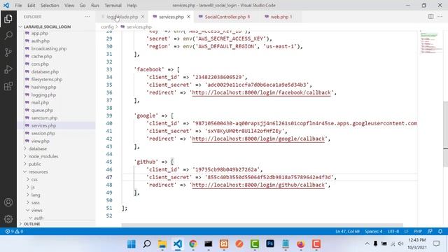Laravel 8 Social Login | Facebook Google Github | Github Login | P - 5 смотреть онлайн
