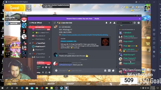 Rank Push To Conqueror | Road to 1K | PUBGM Live Stream With IPSeSamYT / SamGamingsYT смотреть онлайн