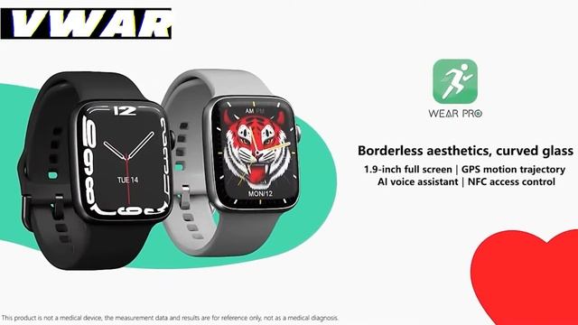 Vwar DT7 Plus MAX Smart Watch Series 7 NFC GPS Tracker Bluetooth Call Men Women 45mm Sports. смотреть онлайн