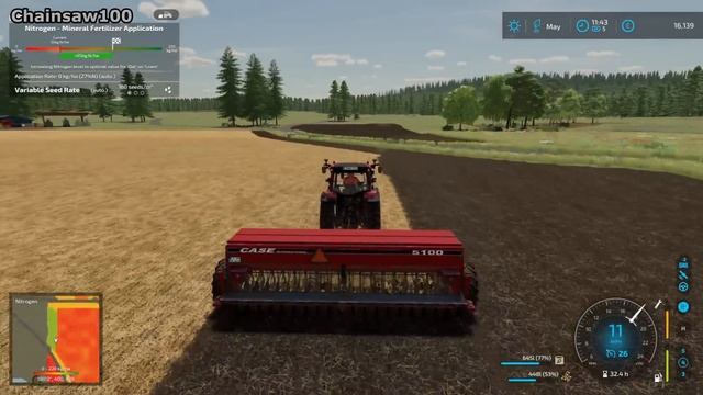 TURNING THE FIELDS AROUND FAST Survival Challenge FS22 Hinterland Ep 41 смотреть онлайн
