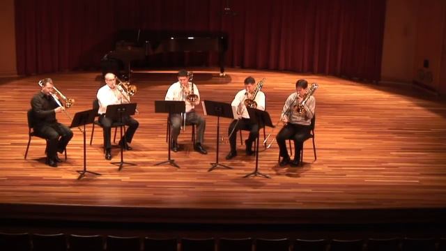 Bach Chaconne performed by Southeast Trombone Symposium faculty смотреть онлайн
