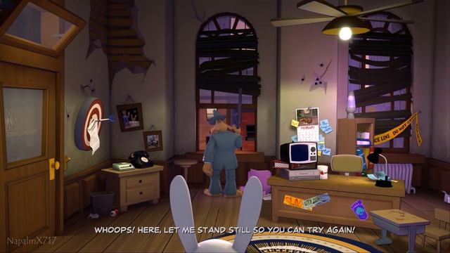 Sam Shoots His Gun Out an Open Window - Sam & Max Season 1 & 2 смотреть онлайн