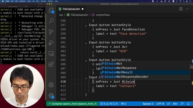 [opencv×python×elm] #047 白黒反転API実装 смотреть онлайн