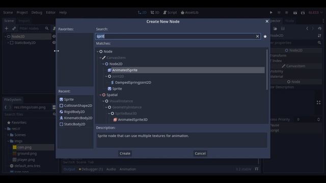 Creating and instantiating Scenes! (Godot 3.2 serie [9 of x]) смотреть онлайн