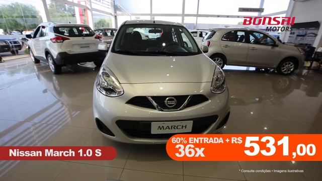 Promoção arrasadora - Nissan March com entrada + 36 parcelas de R$531,00 смотреть онлайн