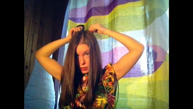 Как сделать хвост с накладными прядями за 5 минут смотреть онлайн