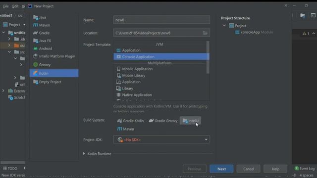 1. How To Start new Project in IntelliJ IDEA | Kotlin Programming Language смотреть онлайн